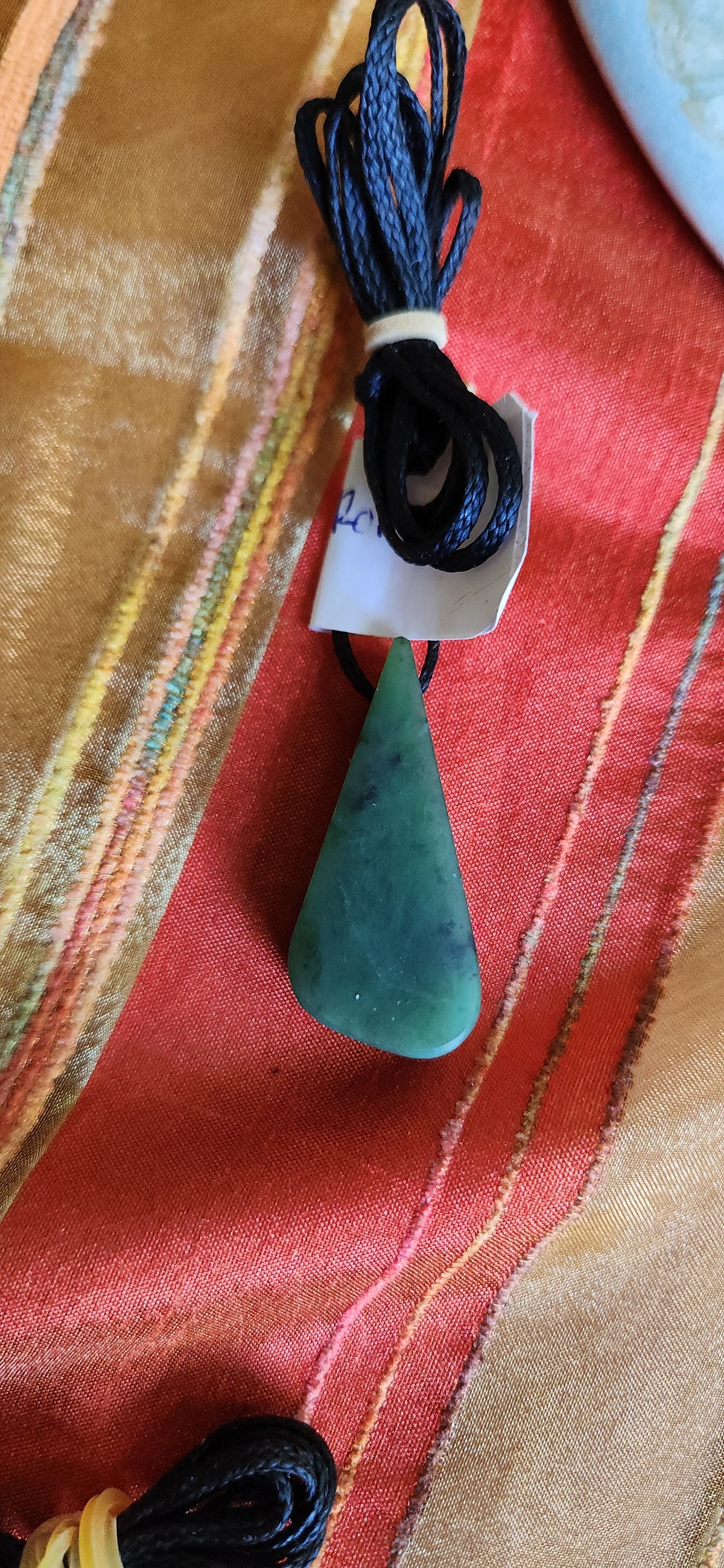 Small Roimata Pounamu Pendant