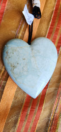 Inanga Large Pounamu heart