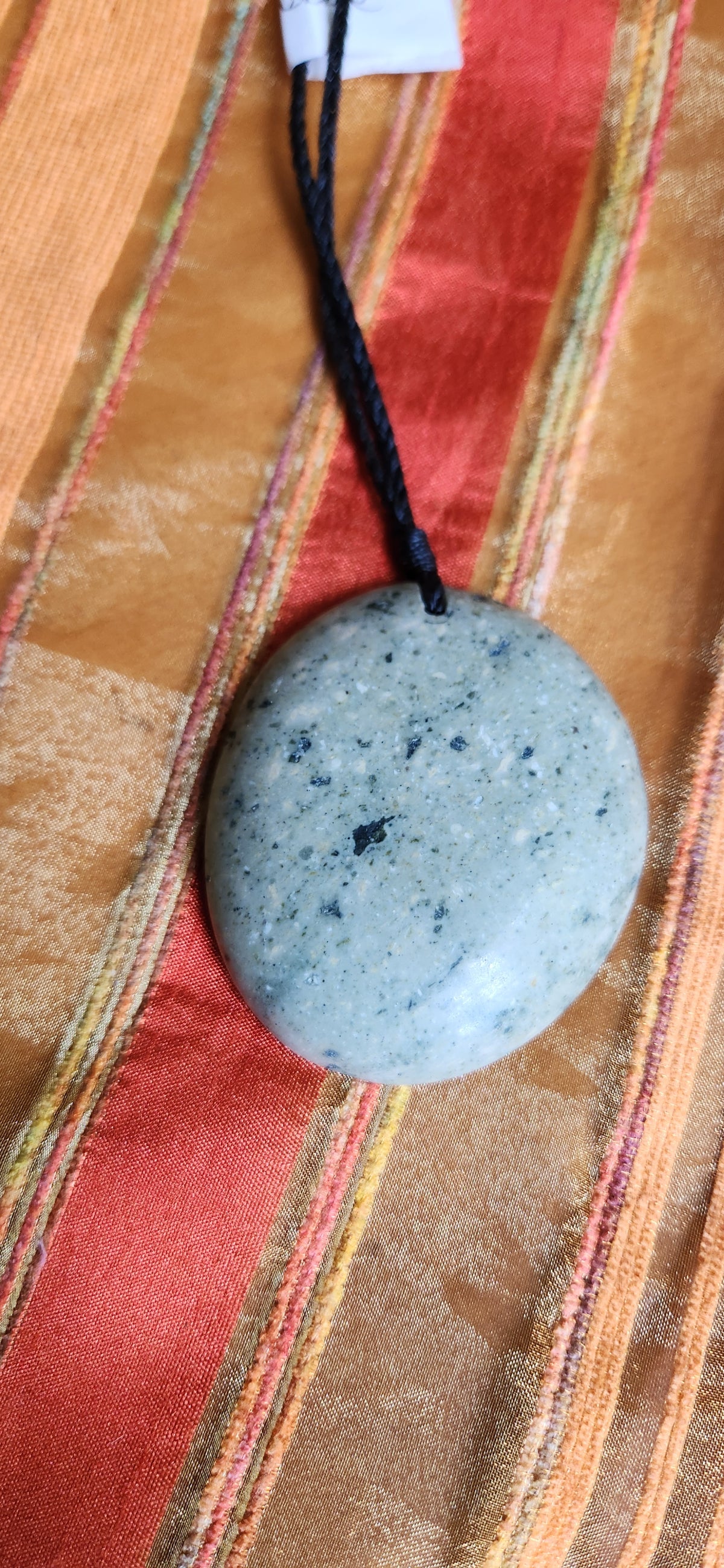 Tumbled stone from slope point